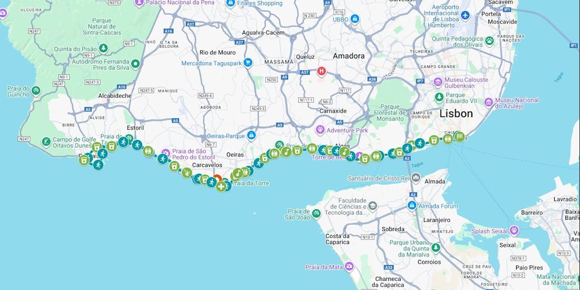 EDP Lisbon Marathon MAPA DEL RECORRIDO DE