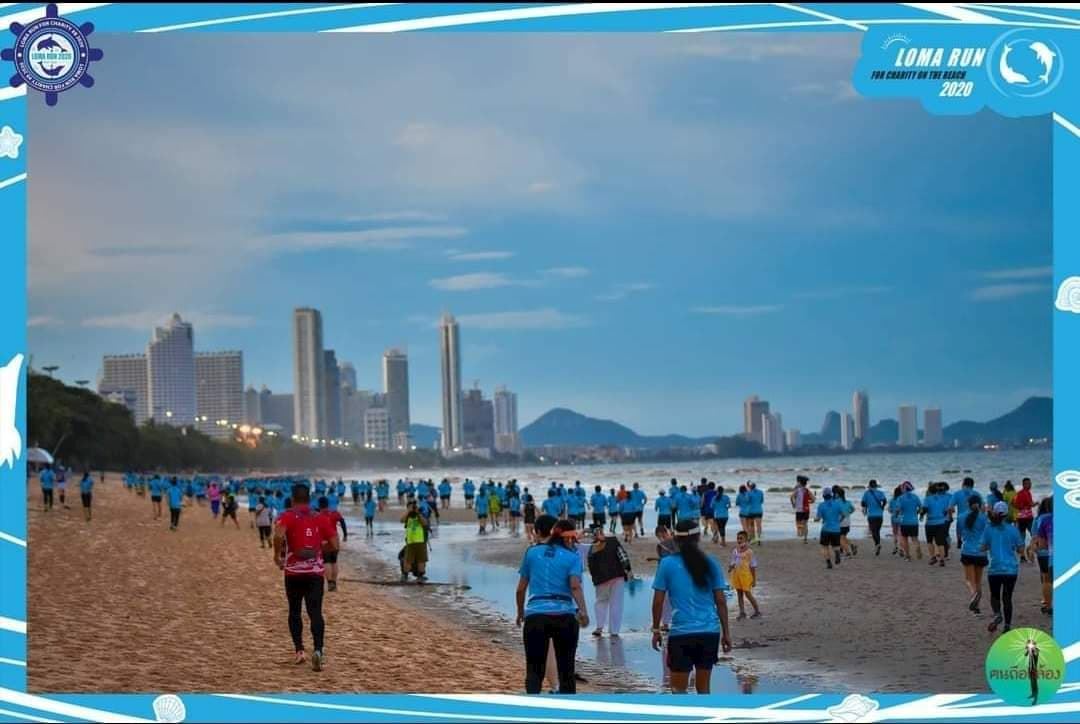 loma run on the beach