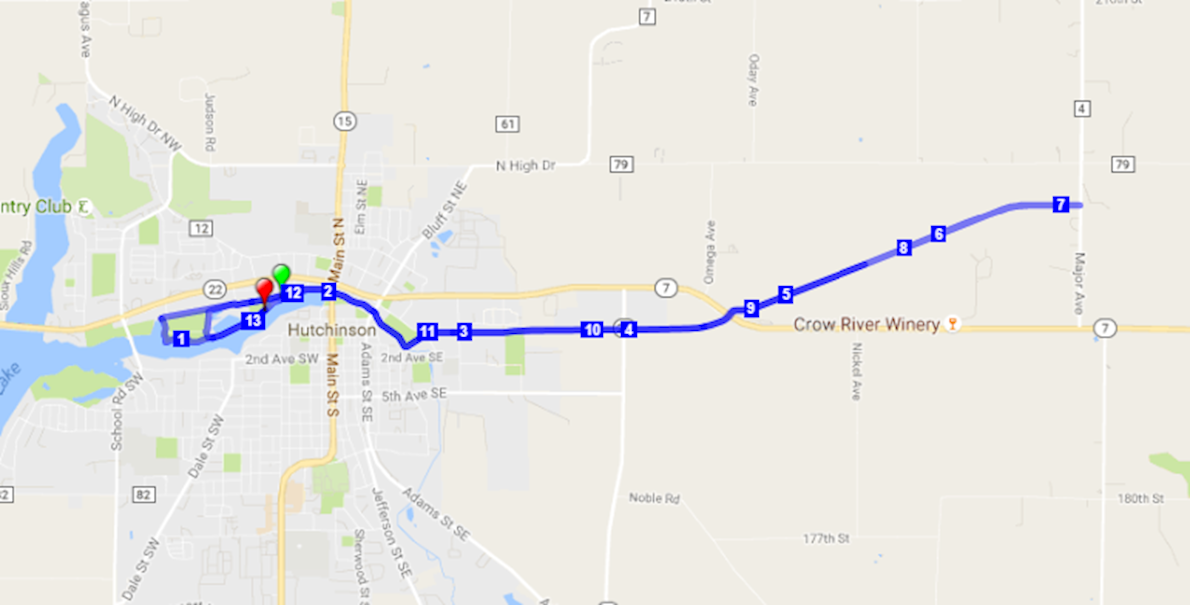 Luce Line Lace Up Half Marathon - Luce Line Lace Up Half Marathon Course Map 1190