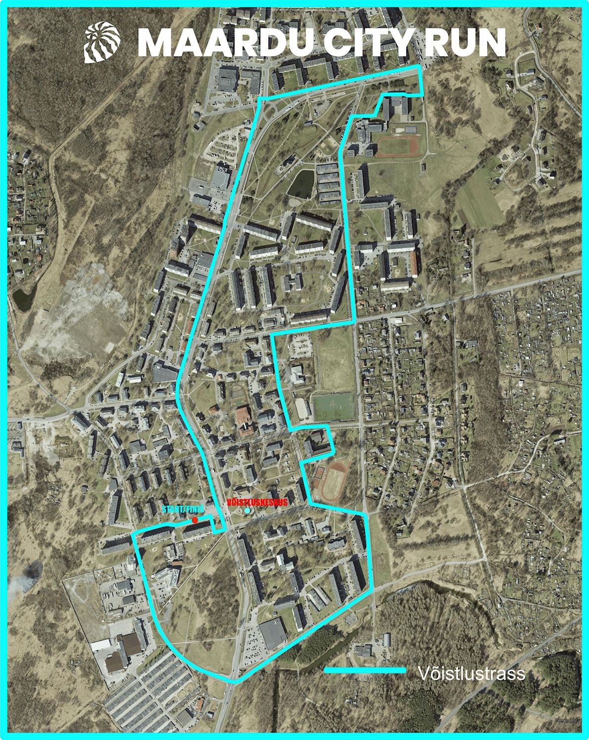 Maardu City Run MAPA DEL RECORRIDO DE