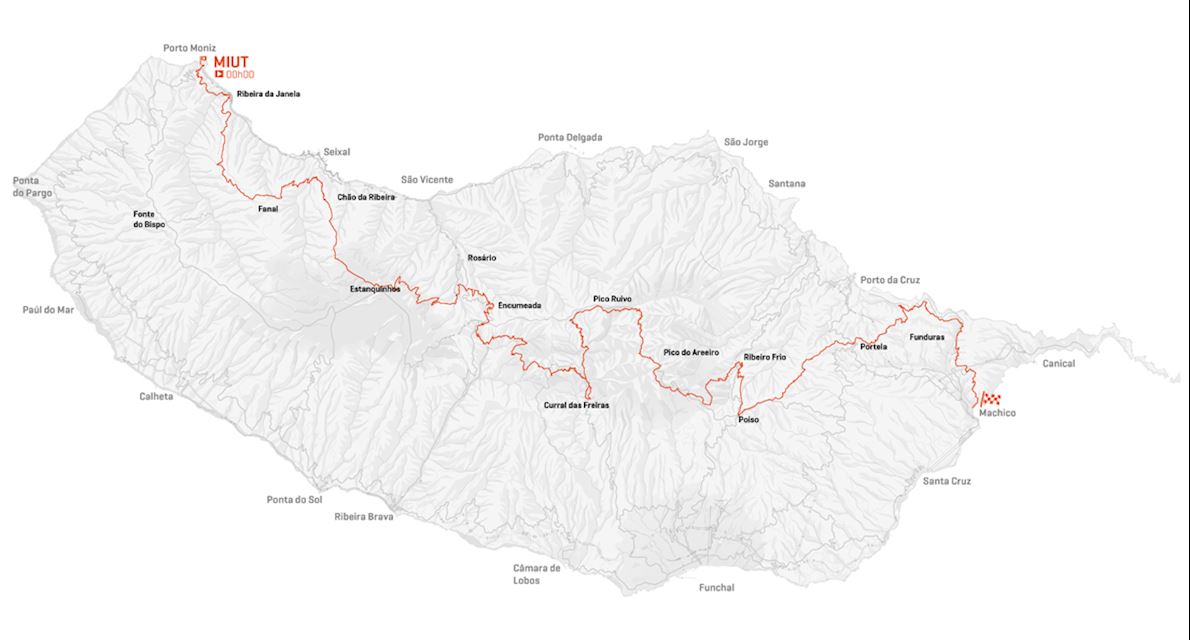 Madeira Island Ultra Trail 26 Apr 2025 World S Marathons   Madeira Island Ultra Trail Course Map 1190 