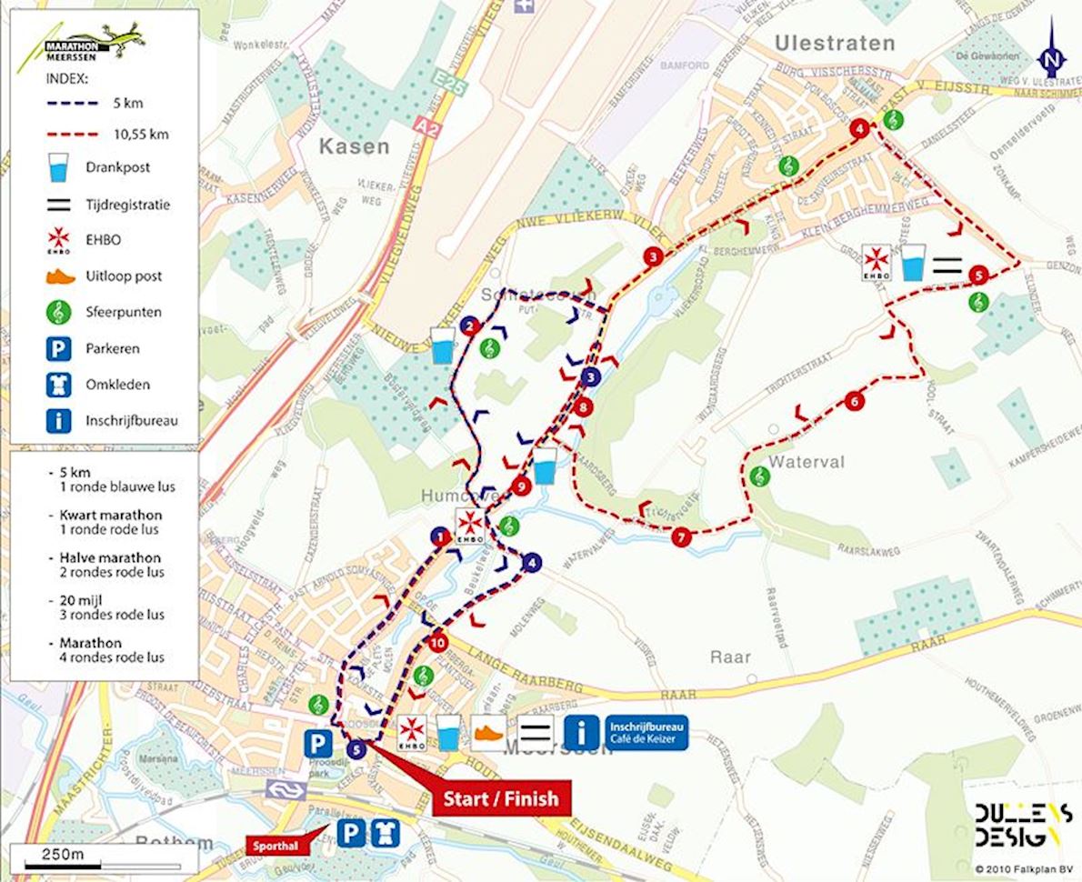 Sfeervol Meerssen Run Mappa del percorso