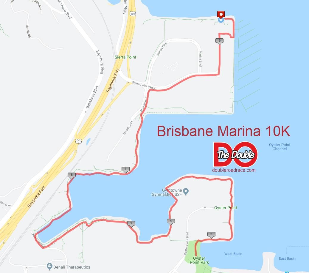 Marina 10K, Ujena 5K, and Double 15K Route Map
