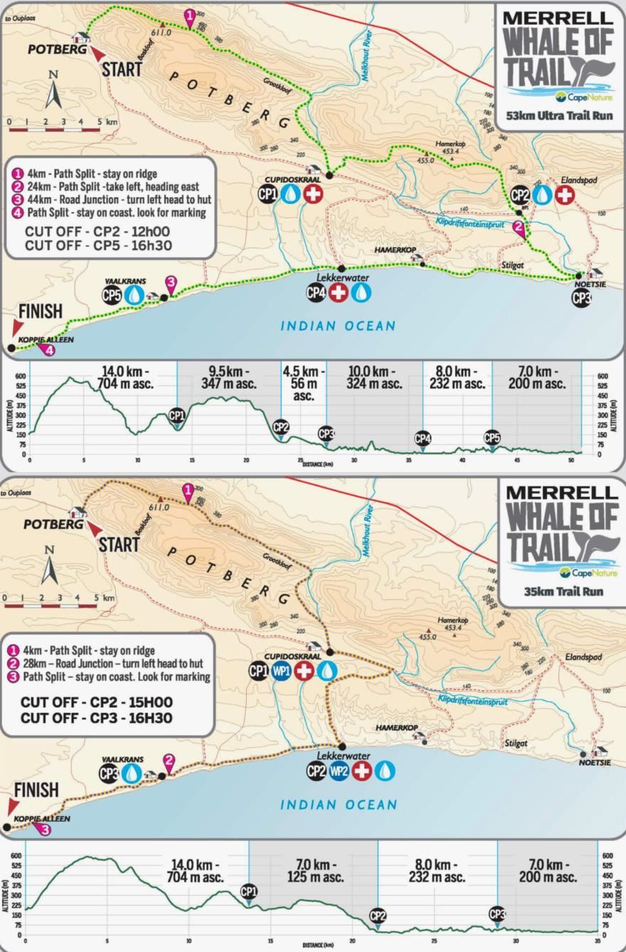 Merrell Whale of Trail Route Map