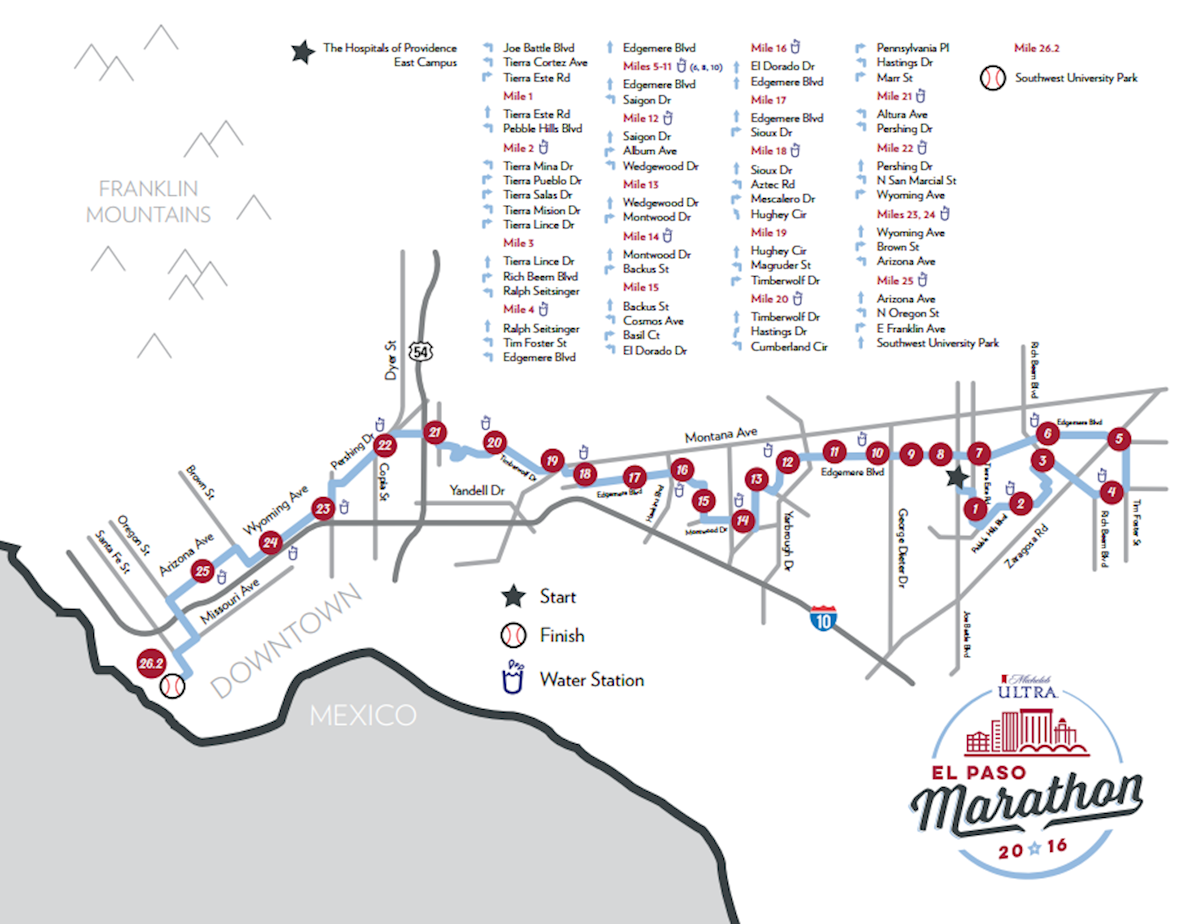 El Paso Marathon & Half Marathon World's Marathons El Paso Marathon & Half Marathon World's Marathons