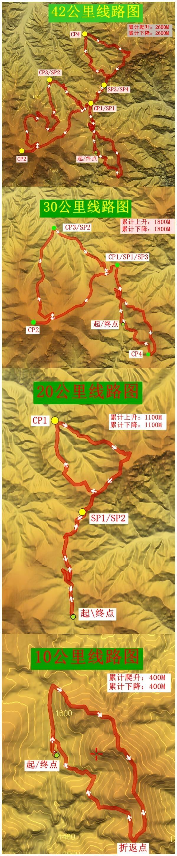 Mt. Ling Trail Route Map