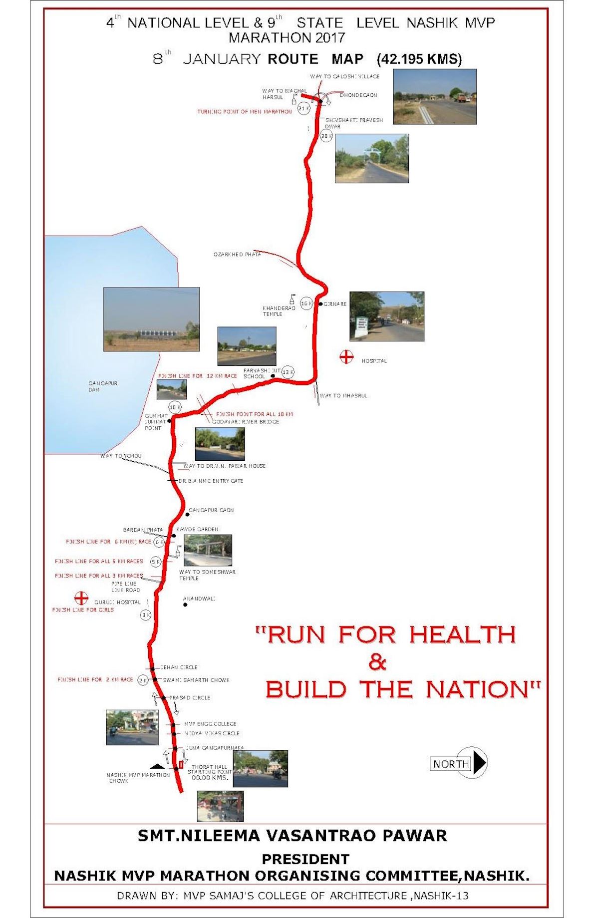 Nashik MVP Run Route Map