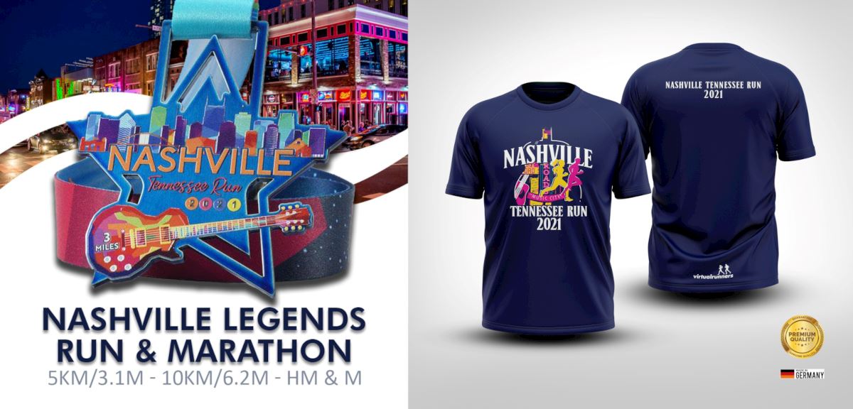 nashville legends virtual run and marathon