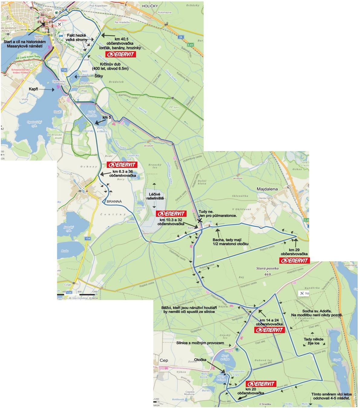 Nature Marathon Route Map