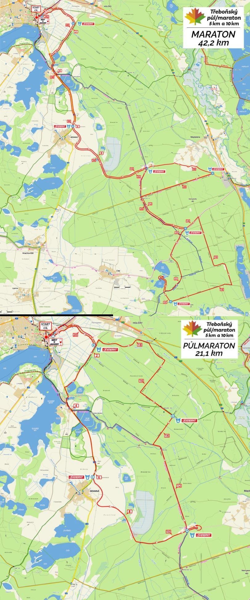 Nature Marathon Mappa del percorso