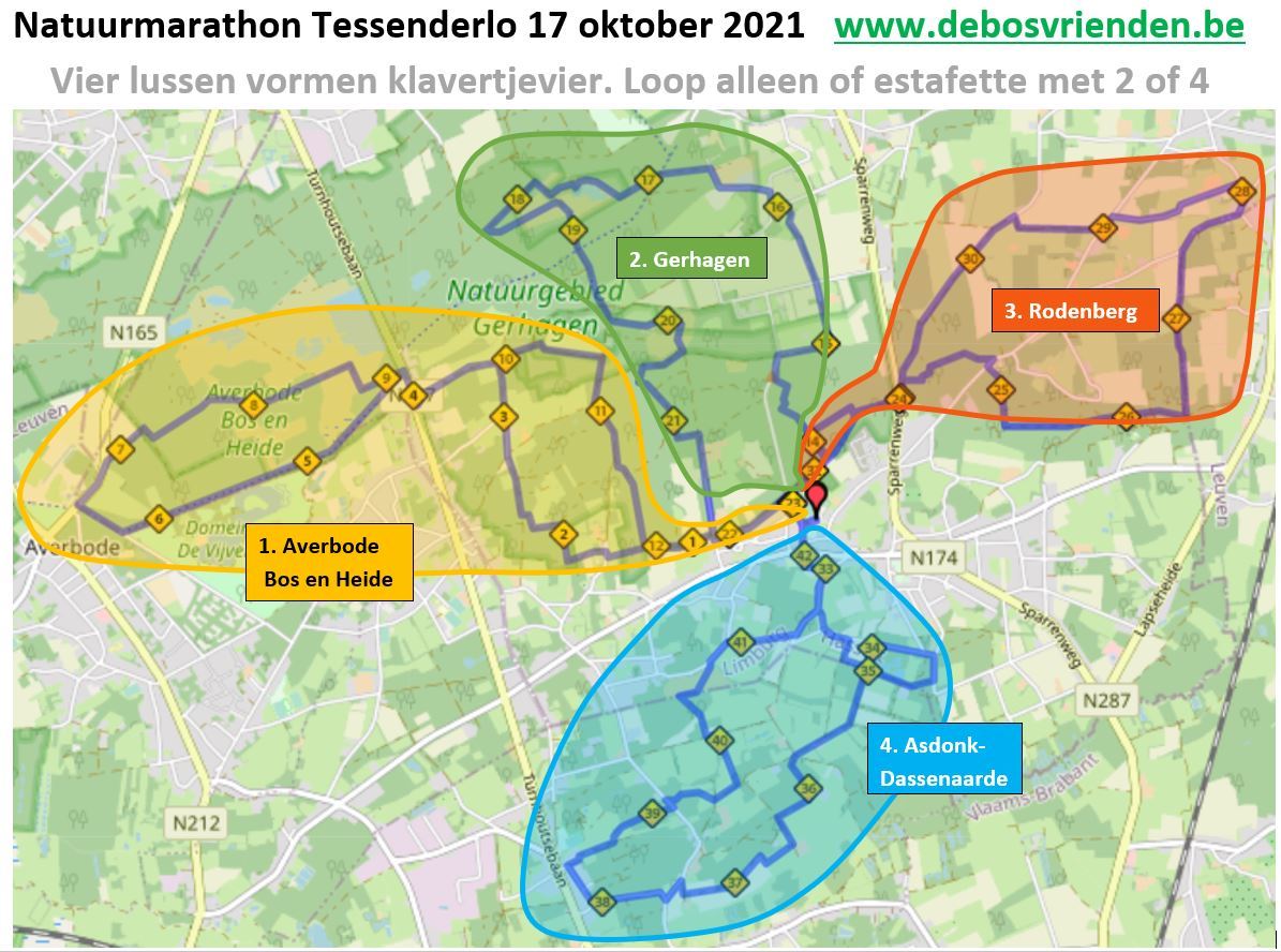 natuurmarathon tessenderlo belgium