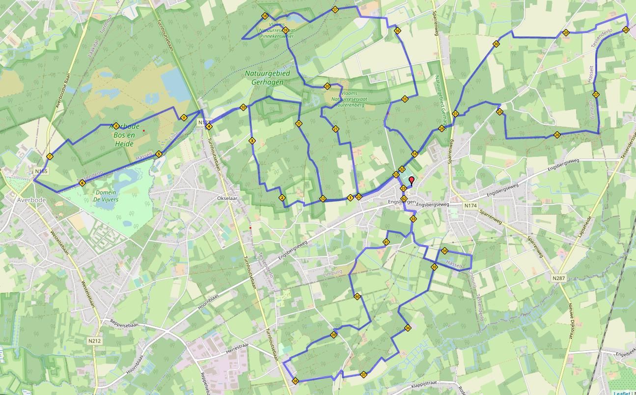 natuurmarathon tessenderlo belgium