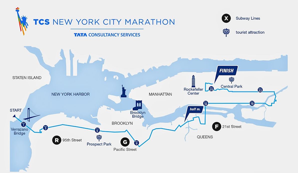 New York Marathon 2024 Route Map Maude Sherill