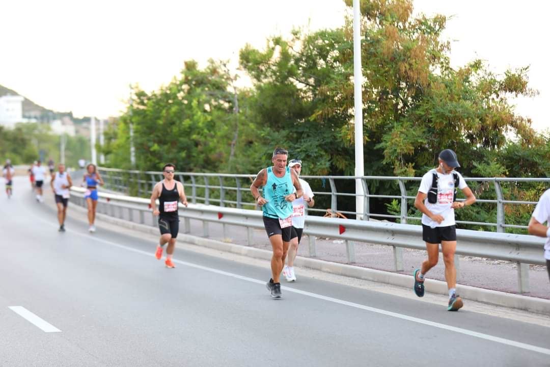 night marathon in the city of pogradec enkelana