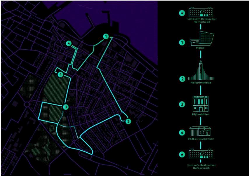 Northern Lights Run Route Map
