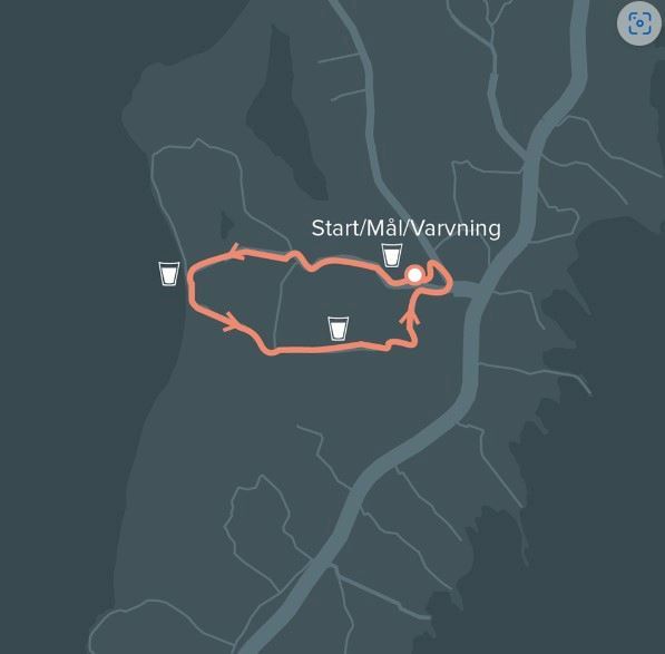 Öland Marathon MAPA DEL RECORRIDO DE