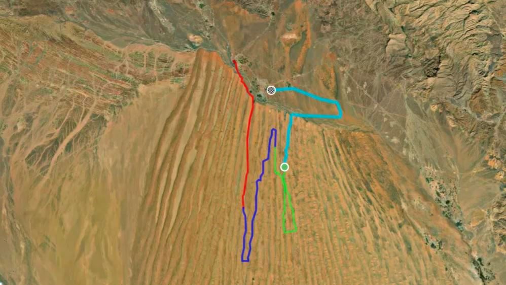 Oman Desert Marathon 路线图