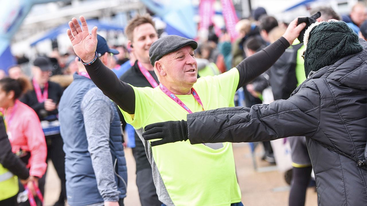on london half marathon at queen elizabeth olympic park
