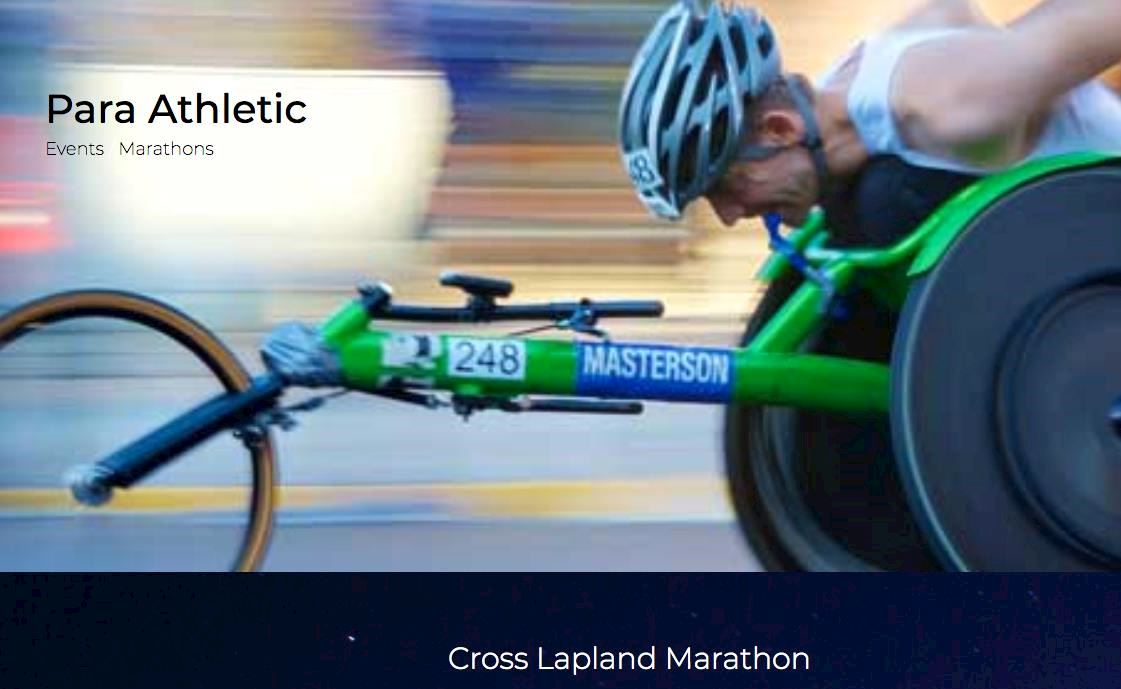 para athletics and wheelchair marathon at clm finland
