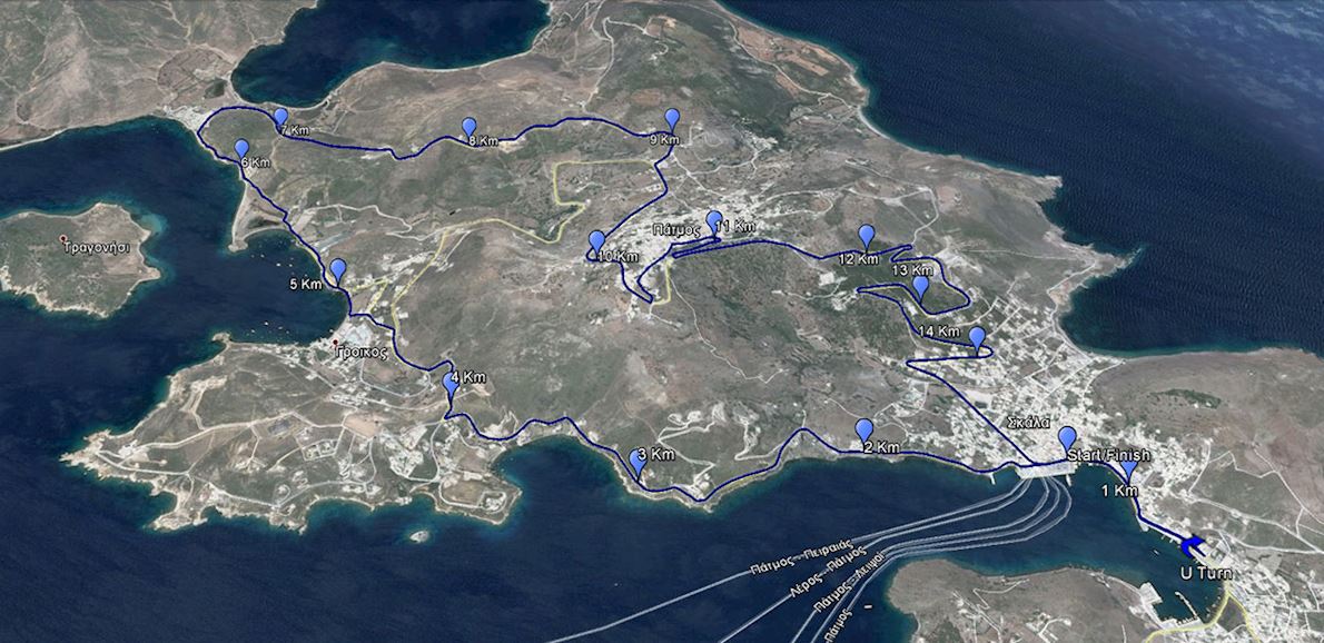 Patmos Revelation Route Map