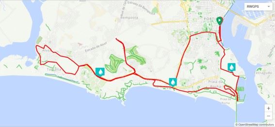 Portimão Half Marathon Route Map