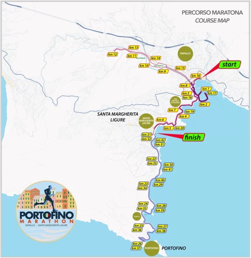 Portofino Marathon ITINERAIRE