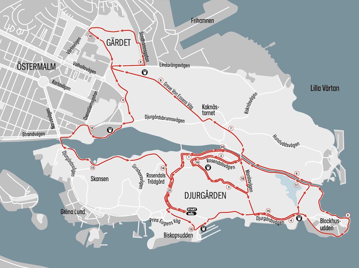 adidas Premiärhalvan Route Map