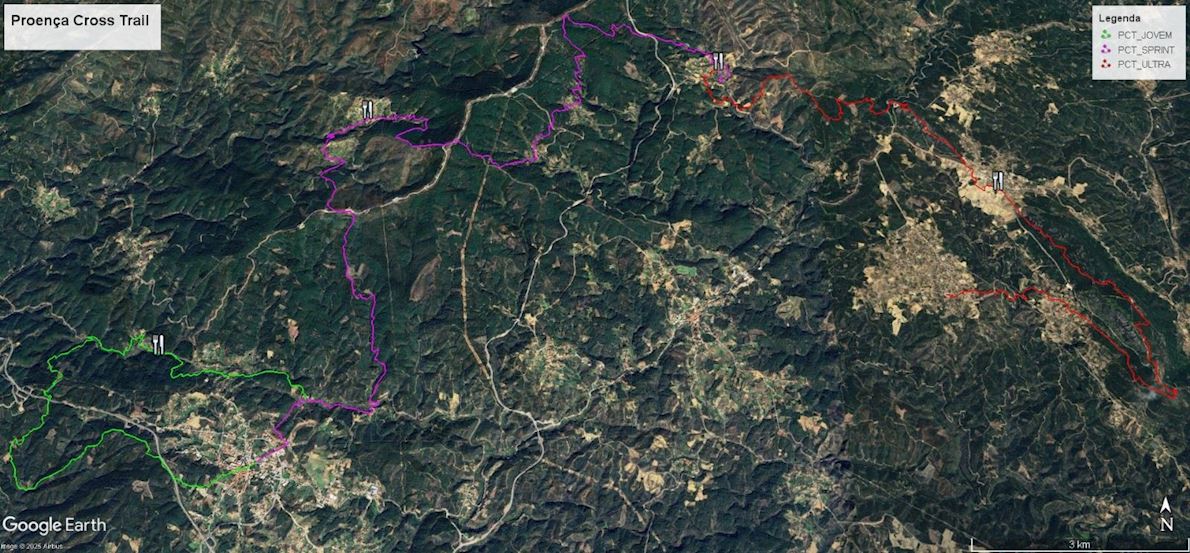 Proença Cross Trail Mappa del percorso