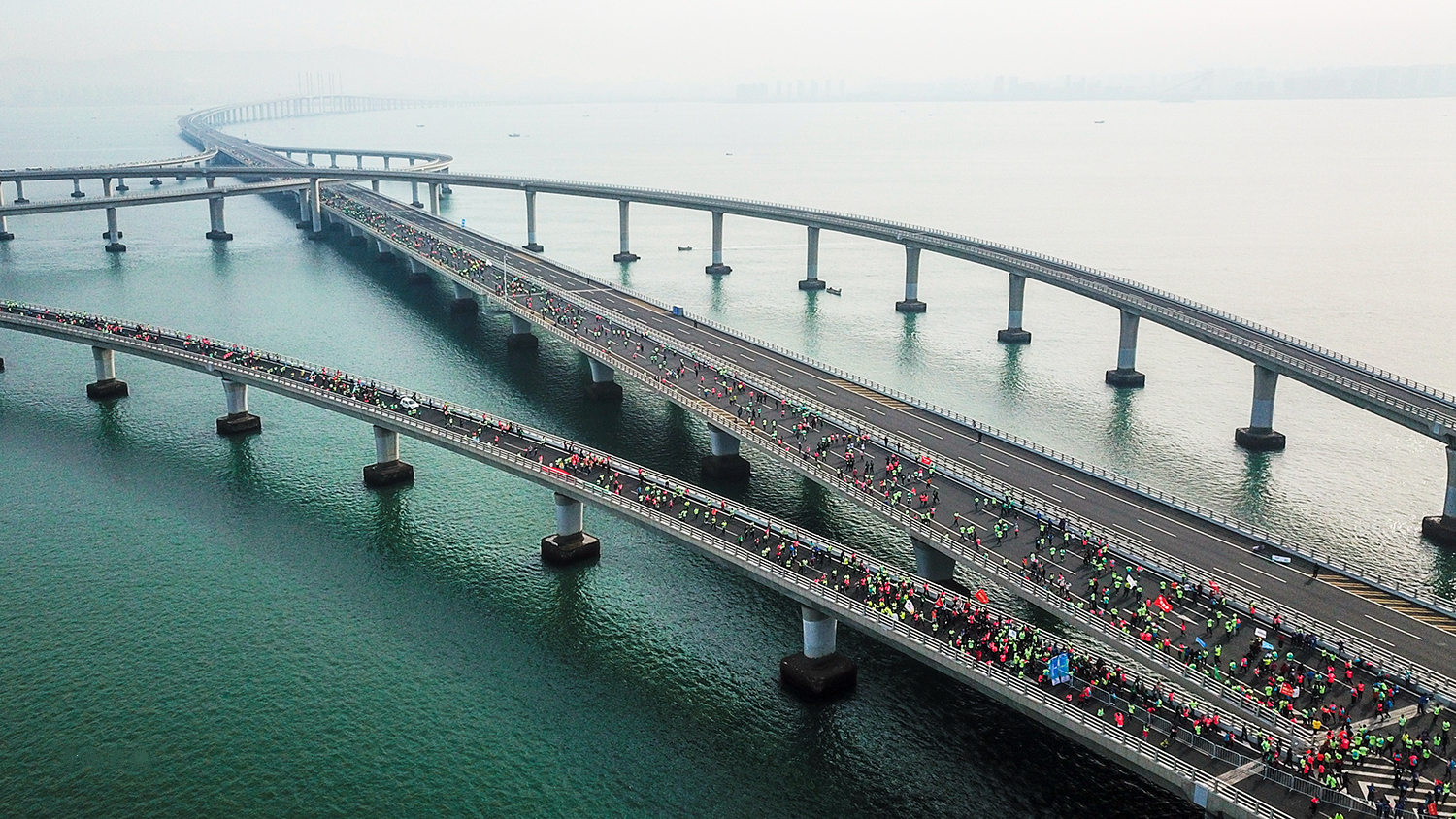 qingdao bay bridge marathon