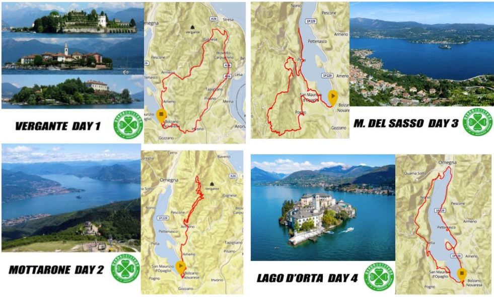 Quadrortathon - 4 Marathons/Halfs/10Ks in 4 Days or single races Routenkarte