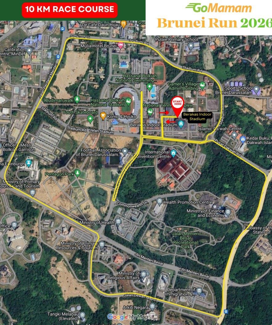 Ramadan Night Run Mappa del percorso