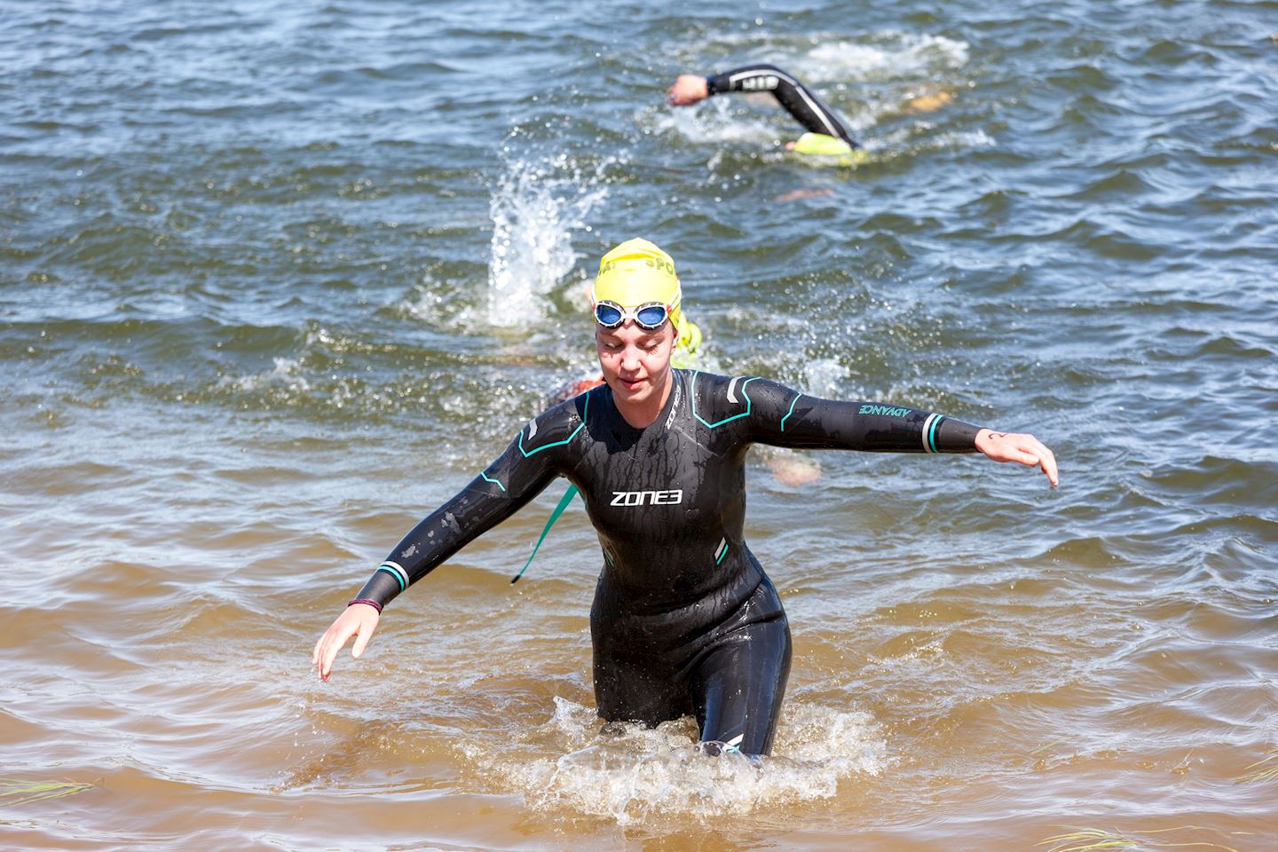 roadford lake swim autumn