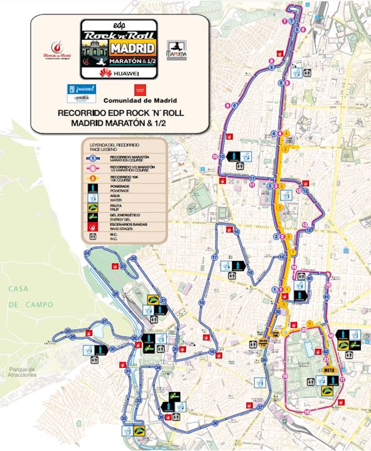 Rock 'n' Roll Madrid Marathon & 1/2, Apr 24 2022 World's Marathons