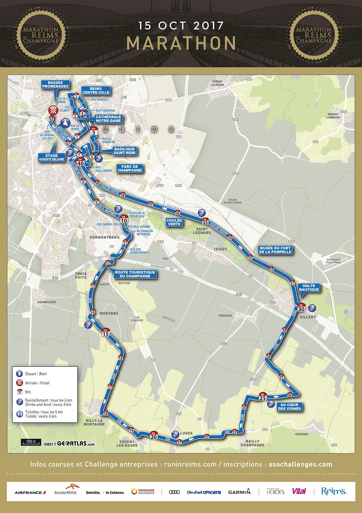 Run in Reims World's Marathons