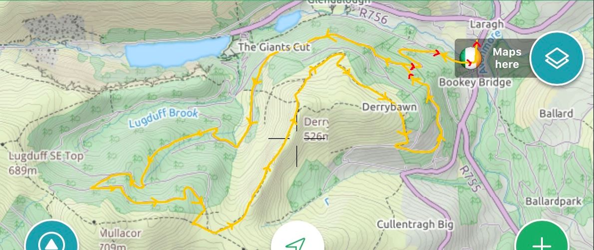 Run the Ridge Route Map