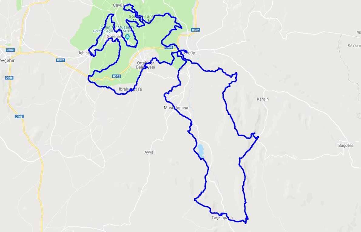 Salomon Cappadocia Ultra Trail® Route Map