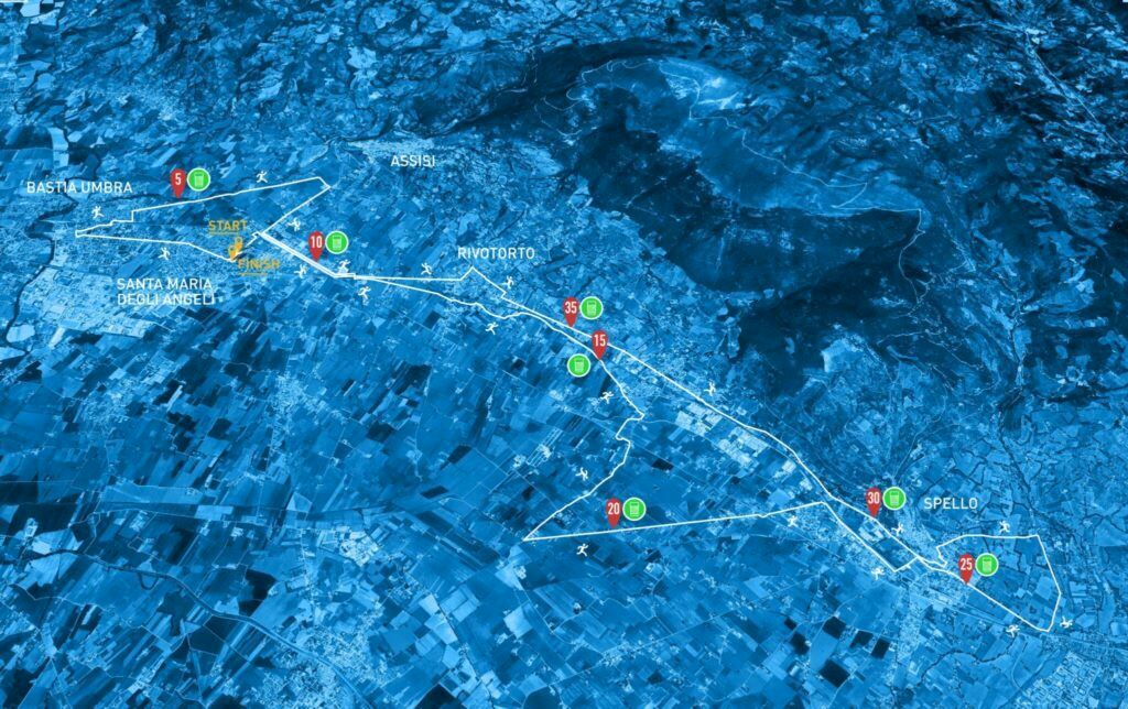 San Francesco Marathon Route Map
