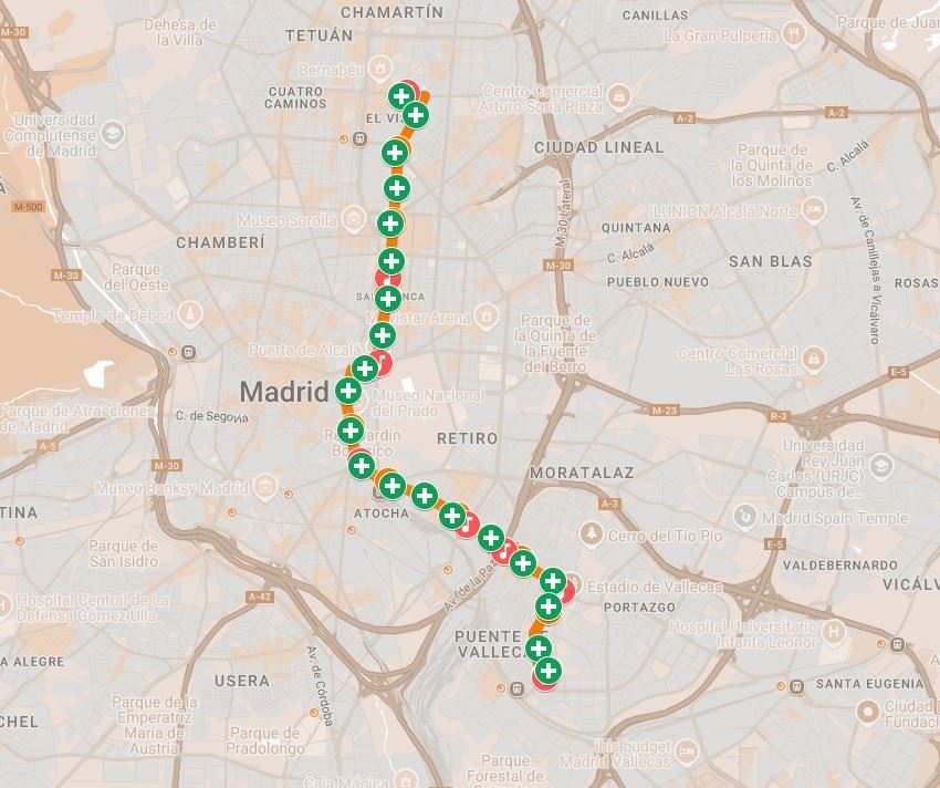 Nationale-Nederlanden San Silvestre Vallecana Route Map