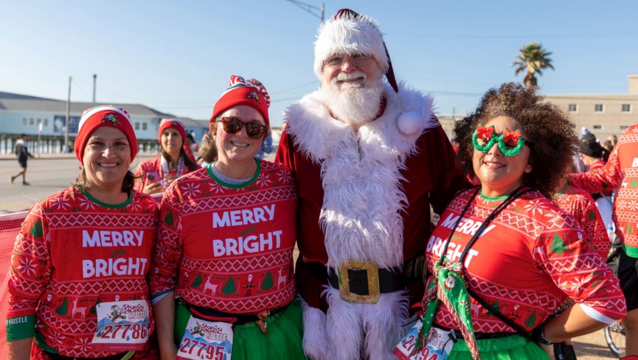 santa hustle galveston