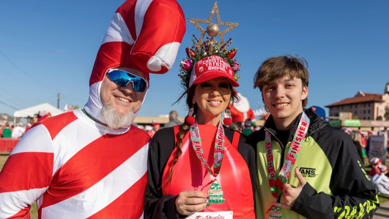 santa hustle galveston
