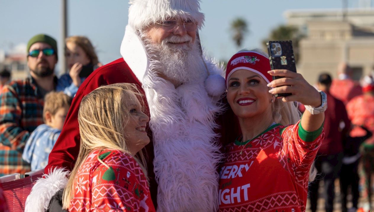 santa hustle galveston