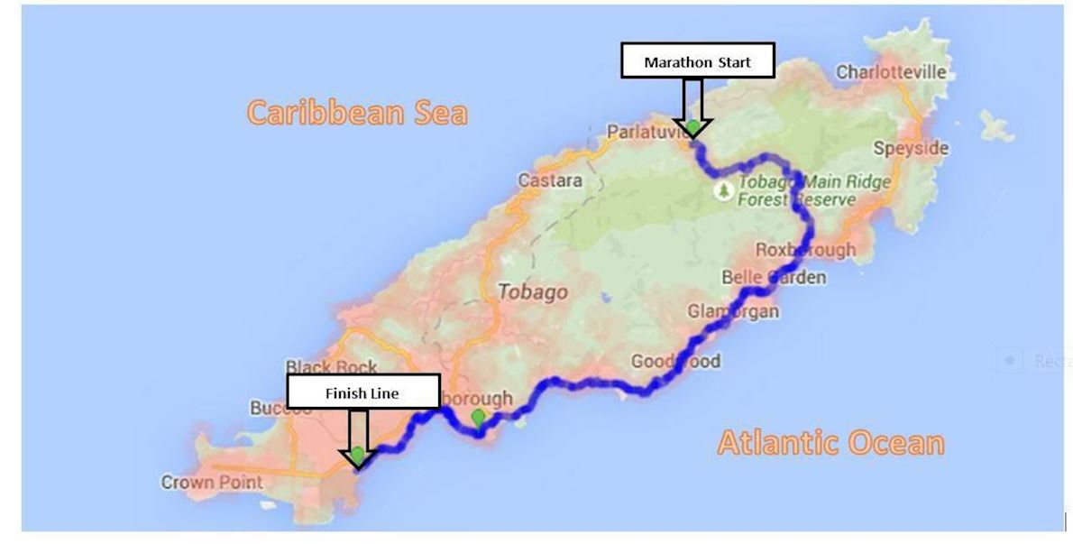 Sea to Sea Marathon Route Map