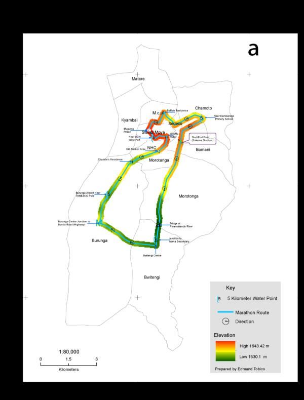 Serengeti Migration Marathon & Anti-Poaching Run Mappa del percorso
