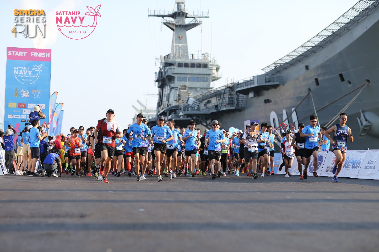 singha sattahip navy beach run