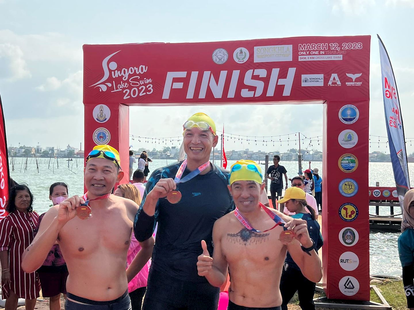 singora lake swim