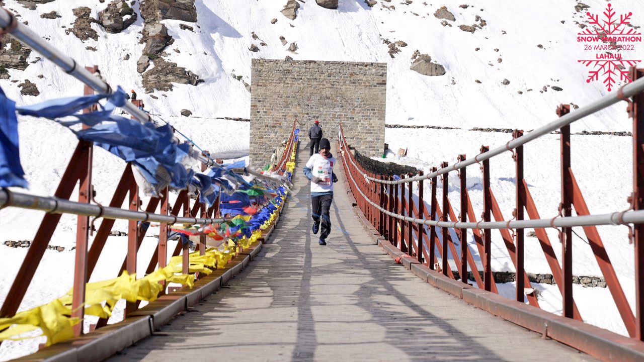 snow marathon lahaul