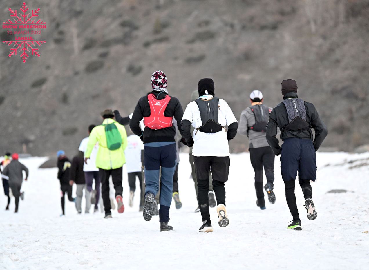 snow marathon lahaul