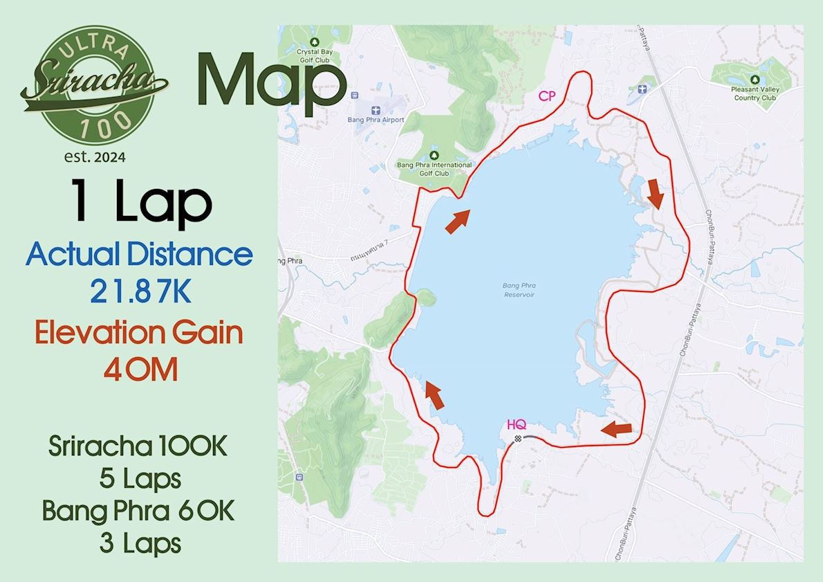 Sriracha Ultra 100 Route Map