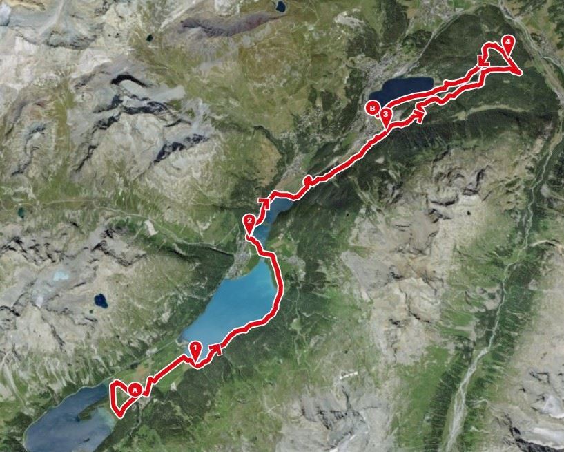St. Moritz Running Festival ITINERAIRE