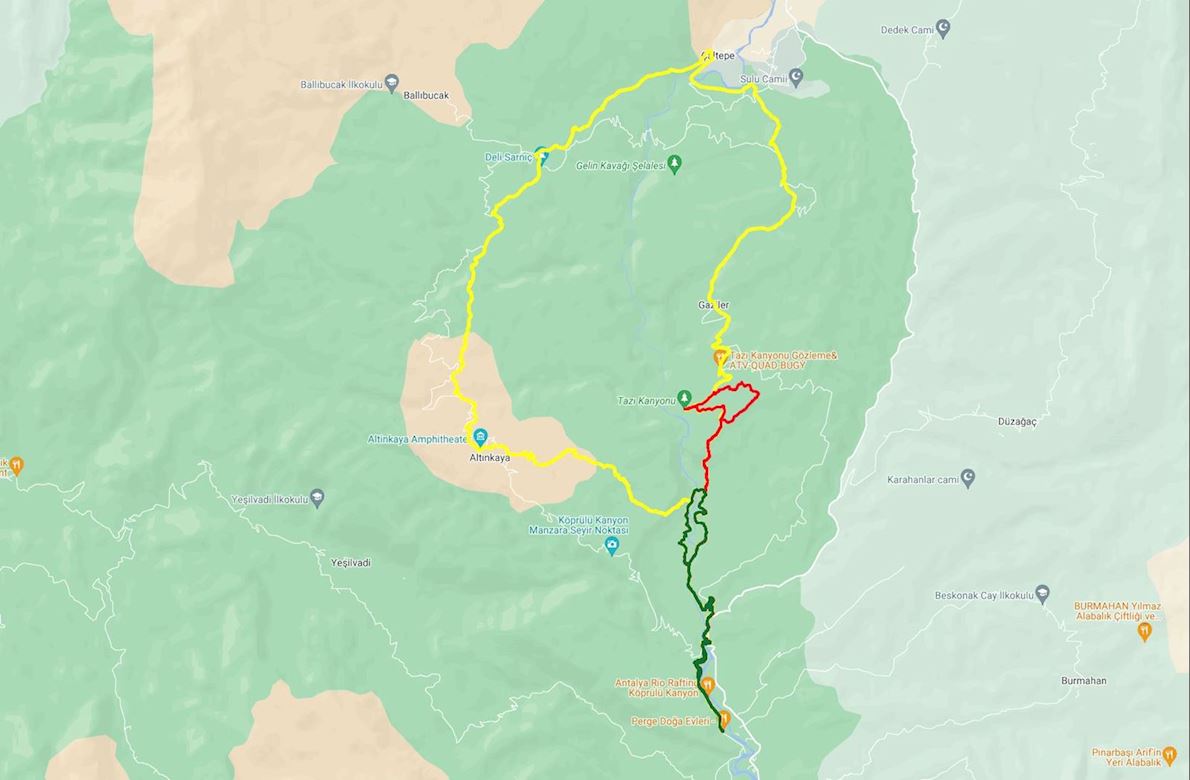 Saint Paul Ultra Trail Mappa del percorso